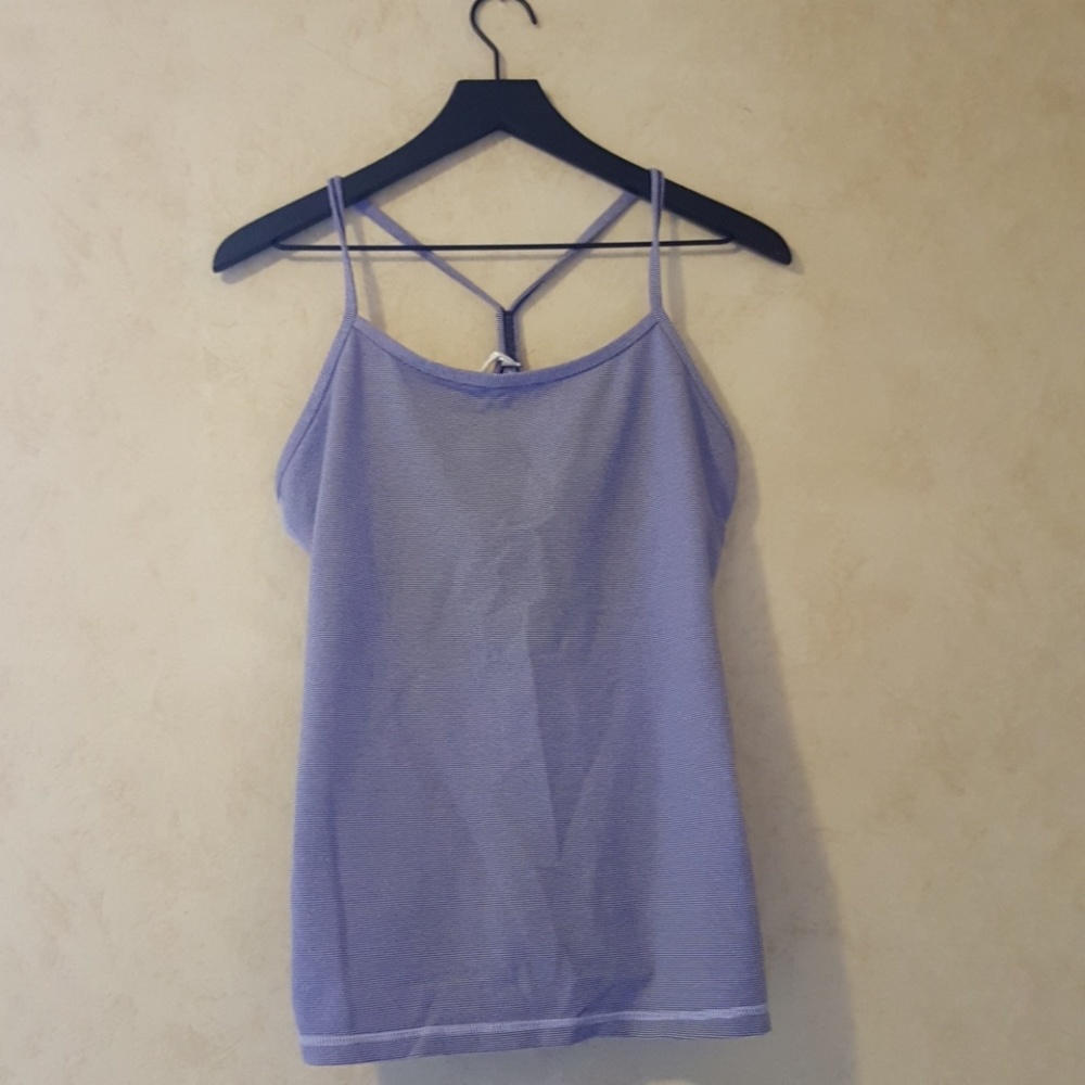 Lululemon Power Y tank heathered purple